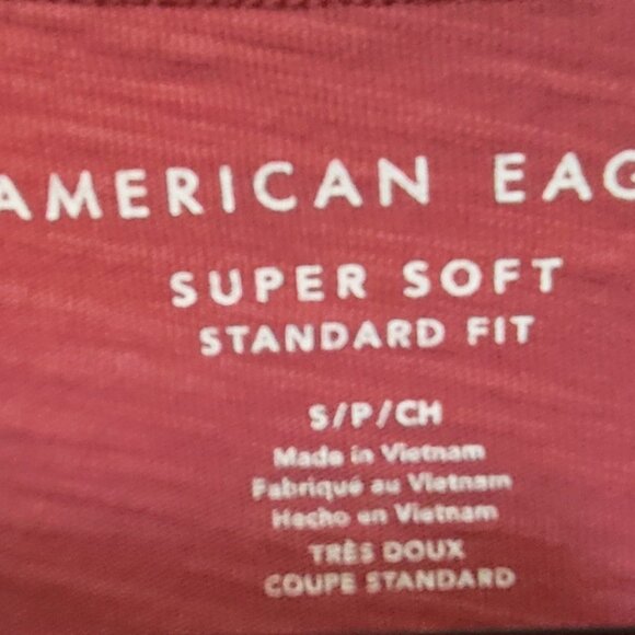 AMERICAN EAGLE Standard Fit Super Soft Men's Size Small T-Shirts - Group of 3 - Picture 9 of 10